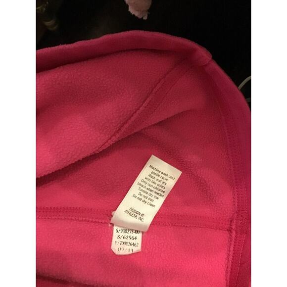Fabletics Pink 1/4 zip Athletic Jacket Athleta pullover Small - Picture 8 of 8